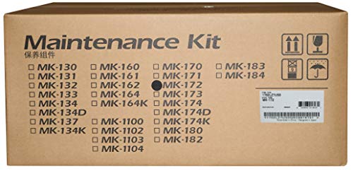 Kyocera 1702LZ7US0 Model MK-172 Printer Maintenance Kit; Compatible with P2135d, FS-1320D and FS-1370DN Printers; Up To 100000 Page Lifespan