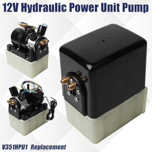 Image of New V351HPU1 Hydraulic Power Unit 12V Replacement Compatible with Yacht Marine Trim Tab Pump -HPU w / 2 Solenoid Valves
