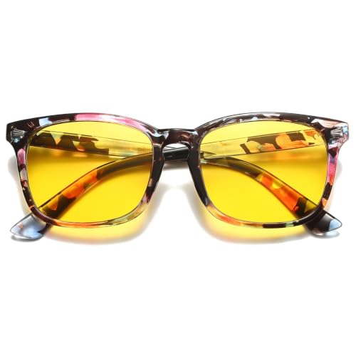 Image of Night Night Glasses Polarized for Women Men (2 Pack) | Nighttime Vision Glasses with Yellow Lens Anti Glare