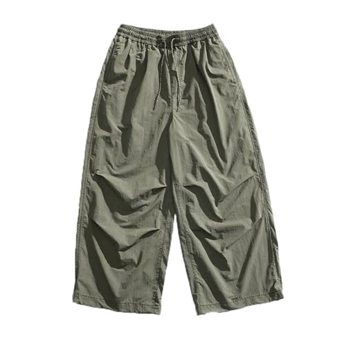 Men's Pants Summer Ice Silk Retro Techwear Casual Workwear for Men3