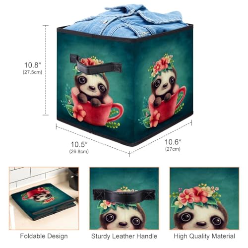 Boîte de rangement pliable cube gain de place pour vêtements - 4