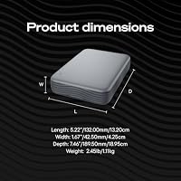Seagate 20TB Expansion Desktop-Festplatte | MicroB to USB-C (STNP20000400) – Ansicht 9