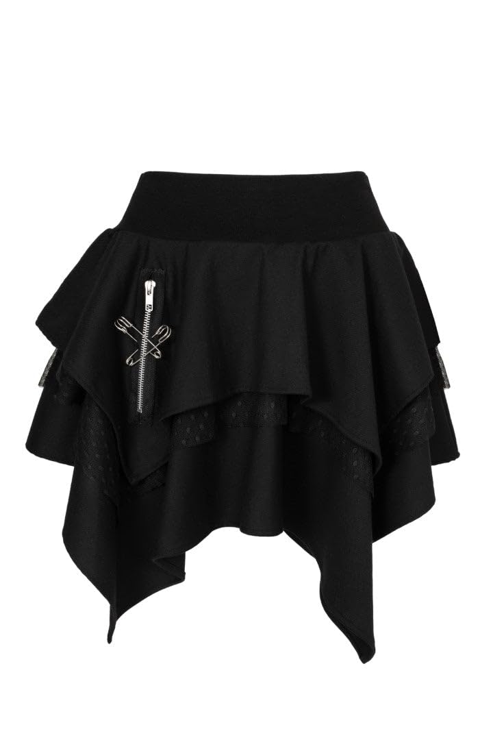 Hell Bunny Nadia Skirt Blk