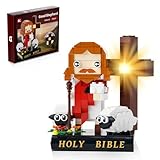 Jesus Building Block sets,Holy Bible Building Set,The Shepherd God,Jesus Building Brick set,Bible Story,Jesus Figures Builiding set,Easter, Christmas,Christian Gift for Adults and Kids Age 6+(338PCS)