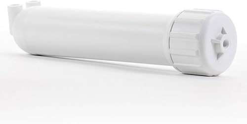 Miniatura 2 de Hydronix MH03-1812WH-QC Carcasa de membrana RO de conexión rápida para membranas GPD de 30, 50, 75, 100 y 125 - Puertos QC blancos, 14"