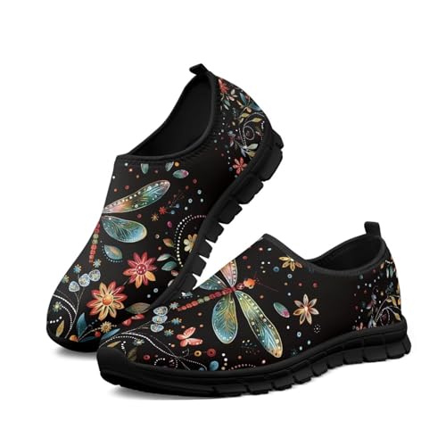 Image of Women's Loafers Slip On Slip Shoe Casual Walking Shoes Non Slip Work Shoes Mesh Athletic Sneakers