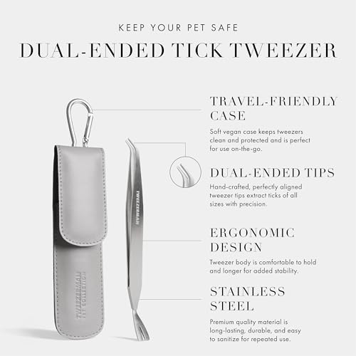 Tweezerman Precision Dual-Sided Tick Removal Tweezer & Case by Tweezerman - Image 5