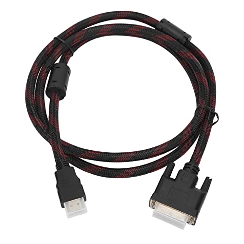 CHEOTIME Cable Adaptador HDMI a DVI, Cable Adaptador de Alta Velocidad de 1,4 m/4,6 pies Bidireccional DVI 24+1 Adaptador DVI a HDMI Cables de Monitor Compatible con X Box One, PS