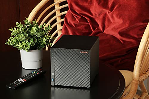 Image of Asustor Drivestor 4 AS1104T - 4 Bay NAS, 1.4GHz Quad Core, Single 2.5GbE Port, 1GB RAM DDR4, Network Attached Storage, Personal Private Cloud (Diskless)