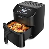 Taylor Swoden Freidora aire de 4.5 L, 8 preajustes de cocción con un solo toque y función de precalentamiento, digital, temporizador, libre de BPA, bandeja antiadherente, negro(AMY/02L73)