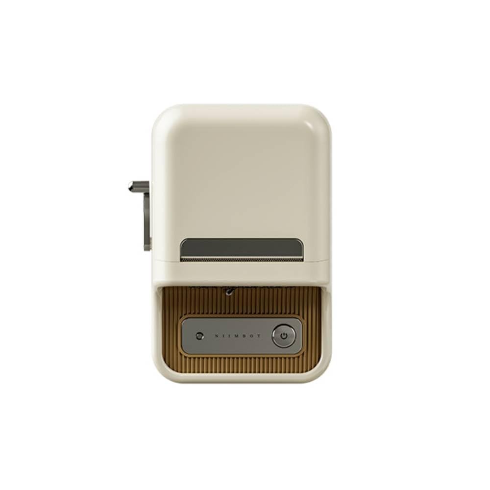 NIIMBOT Imprimante à étiquettes Portable B21 - Couleur Crème