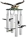 StealStreet SS-G-41272 Wind Chime Round Top Eagle Bird Hanging Garden Decoration Windchime