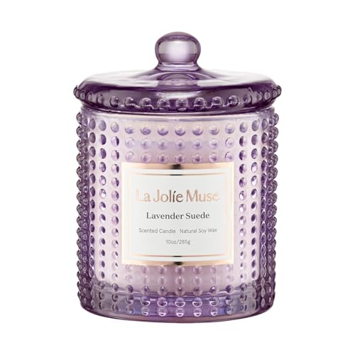 LA JOLIE MUSE Lavender Suede Candle - Lavender...