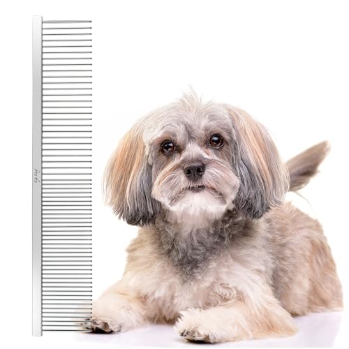 Eye Envy ProGlide Detangling Comb for Dogs and Cats. Dual-sided