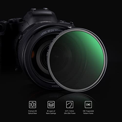NEEWER 82mm Black Diffusion 1/2 Filter Dreamy Cinematic Effect Filter Ultra Slim Water Repellent Scratch Resistant HD Optical Glass - Image 4
