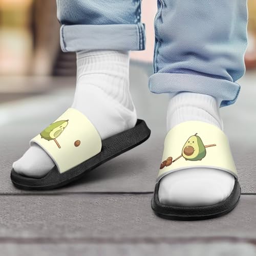 Slide Sandals Shower Shoes Open Toe Cartoon Non-Slip Youth Pool Thick Sole Living Room Sandals3