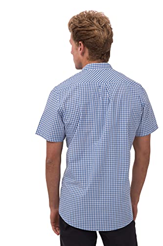 Chef Works Men's Modern Gingham Short Sleeve Dress Shirt2