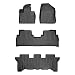 MAX LINER A0191/B0191/C0191 Custom Fit Floor Mats 3 Row Liner Set Black for 2016-2019 Kia Sorento 7 Passenger Model Only