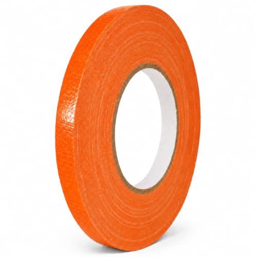 Image of GGR Supplies CDT-36 Industrial Grade Cloth Duct Tape, Orange 1 /2 Inch x 60 Yards, Waterproof UV Resistant Heavy Duty, Clean Removal with No Sticky Residue for Repairs, Packaging, and Bundling