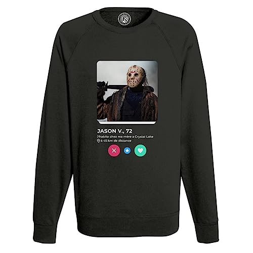 Sweat shirt homme Jason Voorhees le cadeau original pour amateur de film horreur