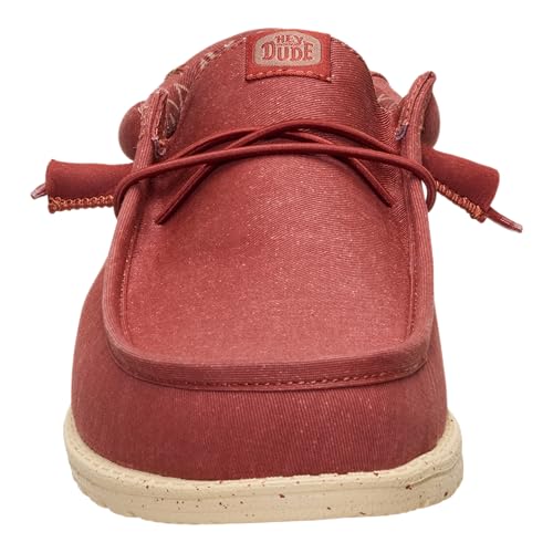 Image of HEYDUDE Men's Wally Stretch Canvas Loafers | Lightweight Slip On Shoes | Casual Walking, Travel & Everyday Style