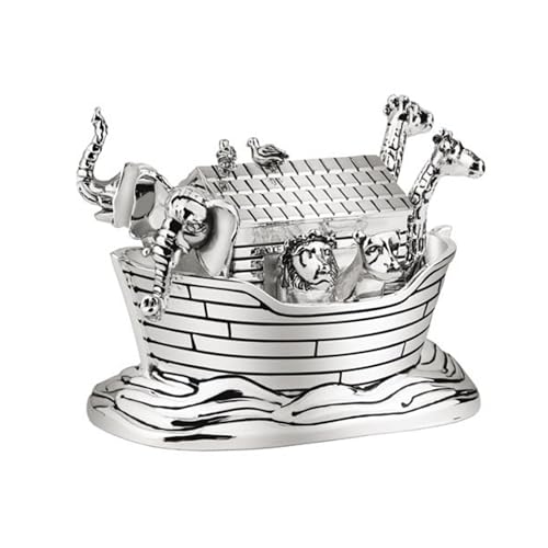 Carillon Arca di Noè in Lega di Zinco 84x52x63mm argento