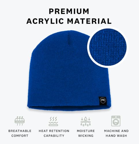 Image of Revony Evony Beanie Cap - Soft Knit Beanie Hat - Warm and Durable