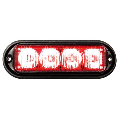 Seco-Larm Enforcer High-Intensity LED Strobe Light, 12VDC, Red (SL-1311-MA/R)