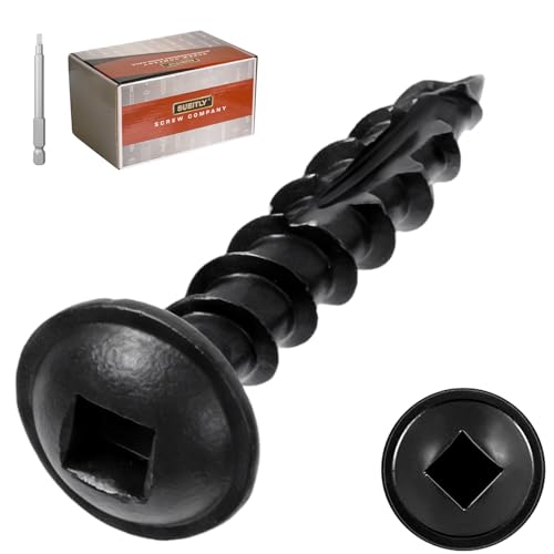 Tornillos para agujero de bolsillo #8 x 1, 300 piezas, tornillos para madera con cabeza cuadrada, autorroscantes para carpintería miniatura 1