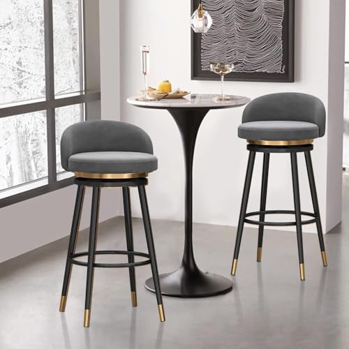 Tabourets de bar confortables avec dossier ergonomique pour éviter le mal de dos - 5
