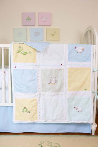 Belle Epoque Karina Coverlet, Full, Blue/White
