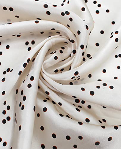 Image of ANDANTINO 100% Mulberry Silk Scarf -21 inch Square Neckerchief with Gift Packed