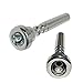 1-1 /2C,1,5C Trumpet Mouthpiece,Silverï¼ˆ2Packï¼‰