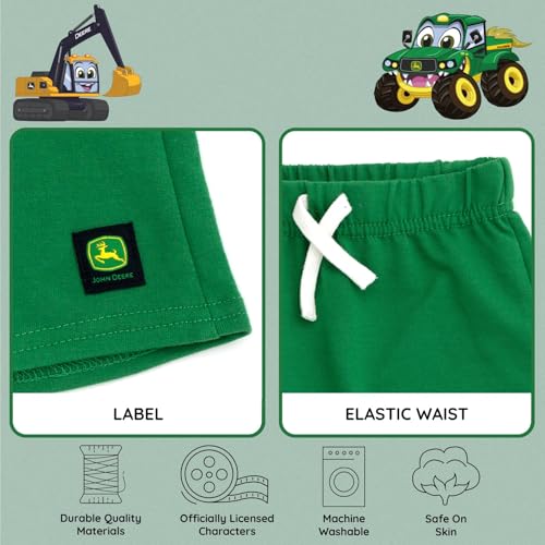Image of John Deere Boys' 2-Piece T-Shirt and Shorts Set for Baby & Kids