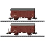 Betriebszustand um 1957 Märklin 46067 H0 2er-Set Gedeckter Güterwagen Kassel der NSB