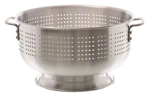 Update International Aluminum Colander 16 Qt. W/ Base #TOP1