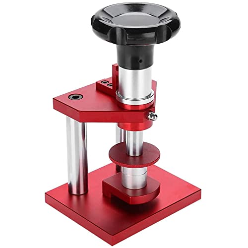 Boîtier de montre en aluminium, ensemble de presse de montre, outil de presse de cristal de montre en acier inoxydable avec 20 matrices de montage, pour kit d'outils de réparation de montre d'horloger Cover