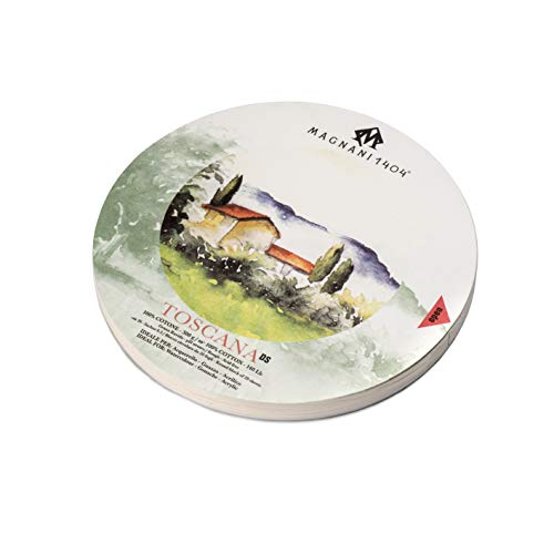 BLOCCO ACQUARELLO TOSCANA 300 GR. TONDO DIAM