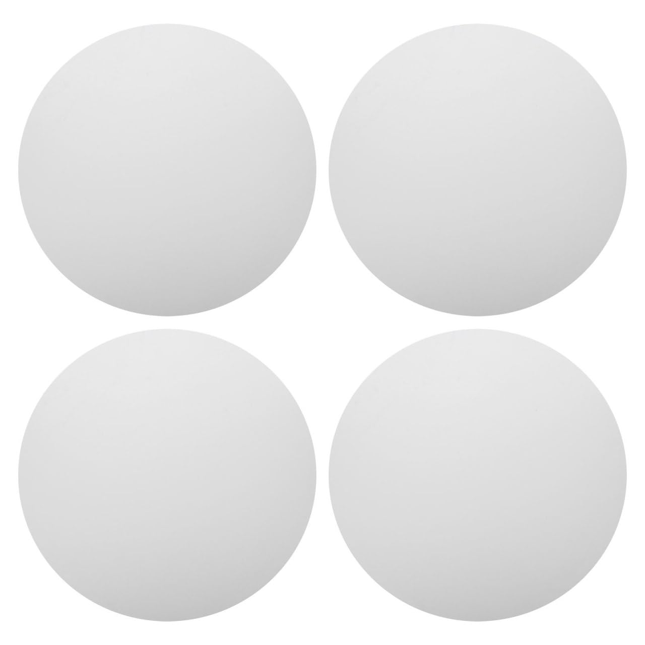 Didiseaon Lot de 4 Toiles à Peindre Rondes Blanches en Toile Tendue Résistantes, Panneau Circulaire pour Peinture, Adaptées aux Débutants et Usage en Studio ou Décoration Maison