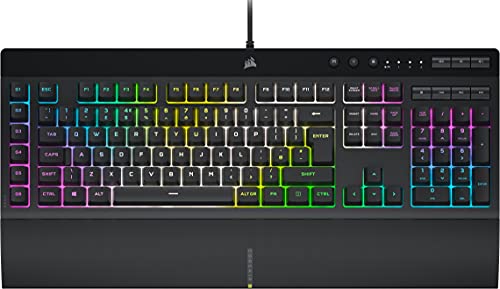 Corsair K55 RGB PRO XT Wired Membrane Gaming...