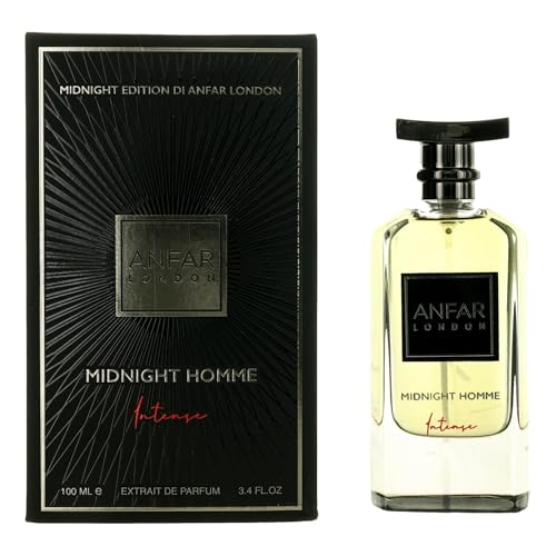 Anfar London - Midnigth Homme Intense for Men - 3.4 oz Extrait De Parfum Spray