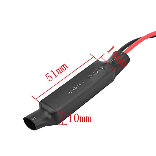 ESUPPORT 4 x Universal 12V Motorcycle Turn Signal LED Load Resistor Flash Blinker Fix Error - Thumbnail 7