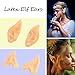 3 otters Latex Elf Ears, 4 Pair Fairy Pixie Elf Ears Pointed Prosthetic Ear Elven Ears Cosplay Halloween Party Favor