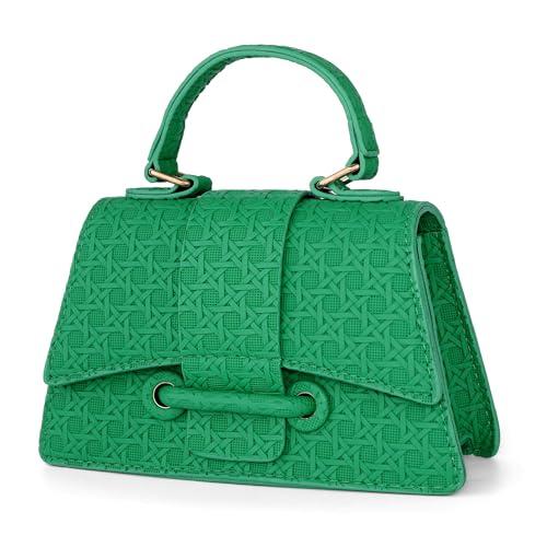 Image of Ayliss Micro Mini Crossbody Handbag Women's Purse Clutch Cute Mini Trendy Bag Top Handle PU Leather Shoulder Bag