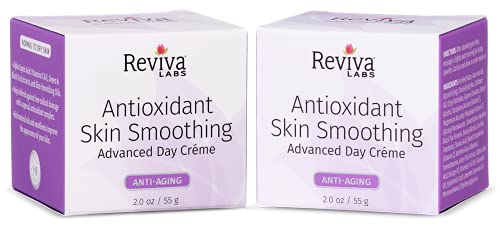 REVIVA LABS - Skin Smoothing Antioxidant Day CrÃ©me 2 ounce (Pack of 2)