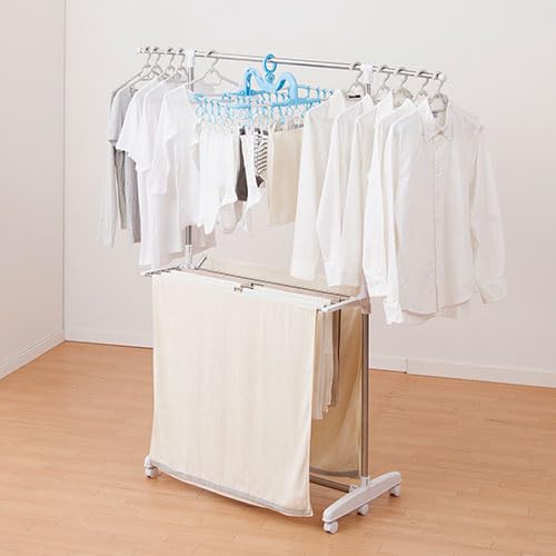 Amazon.co.jp : 室内物干し 洗濯 4人用 ステンレス室内物干し H18