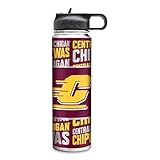 Rico Industries NCAA Central Michigan Chippewas Edelstahlbecher mit Deckel, 625 ml, ideal für Kaffee, Tee, Wasser oder Cocktails