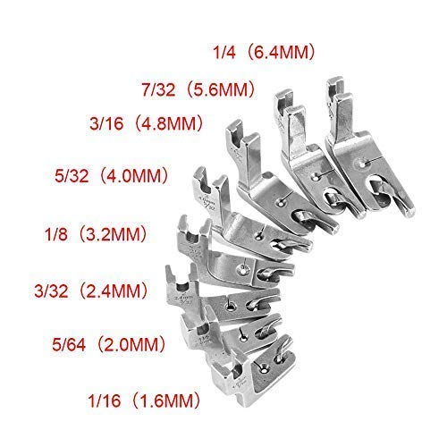 Prensatelas para máquina de coser industrial 4.8 mm miniatura 5