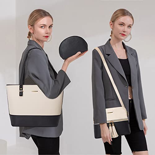 Grand sac à bandoulière en cuir synthétique de qualité supérieure pour femme