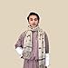 Handicraft Eri Silk Scarf with classic Bhutanese motifs - Handmade in Bhutan - 220 * 30 cm